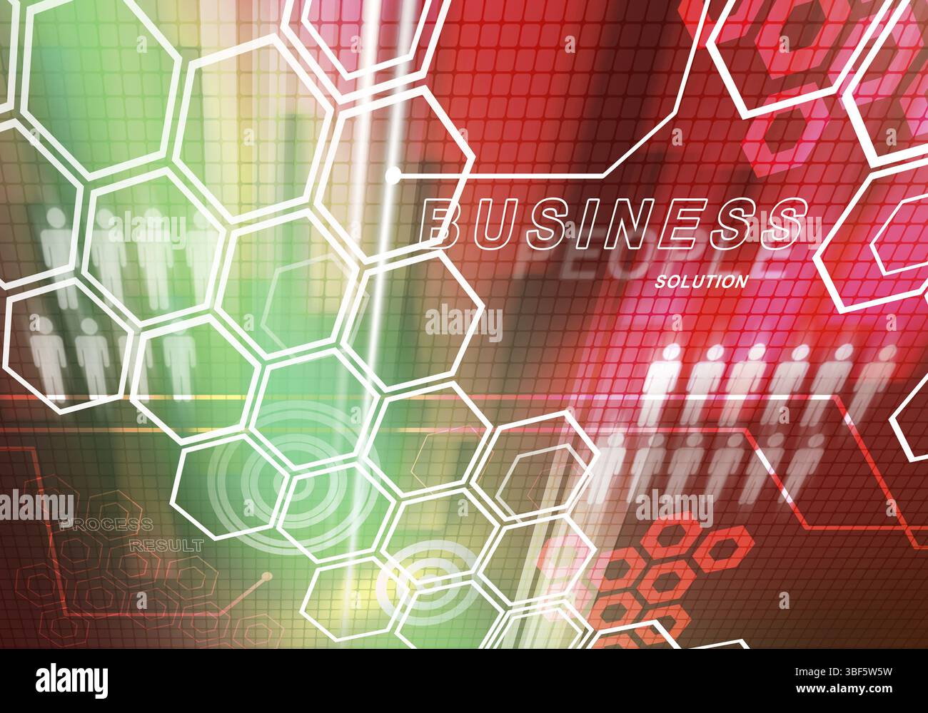 Sfondo digitale immagine presentando moderni concetti di business Foto Stock