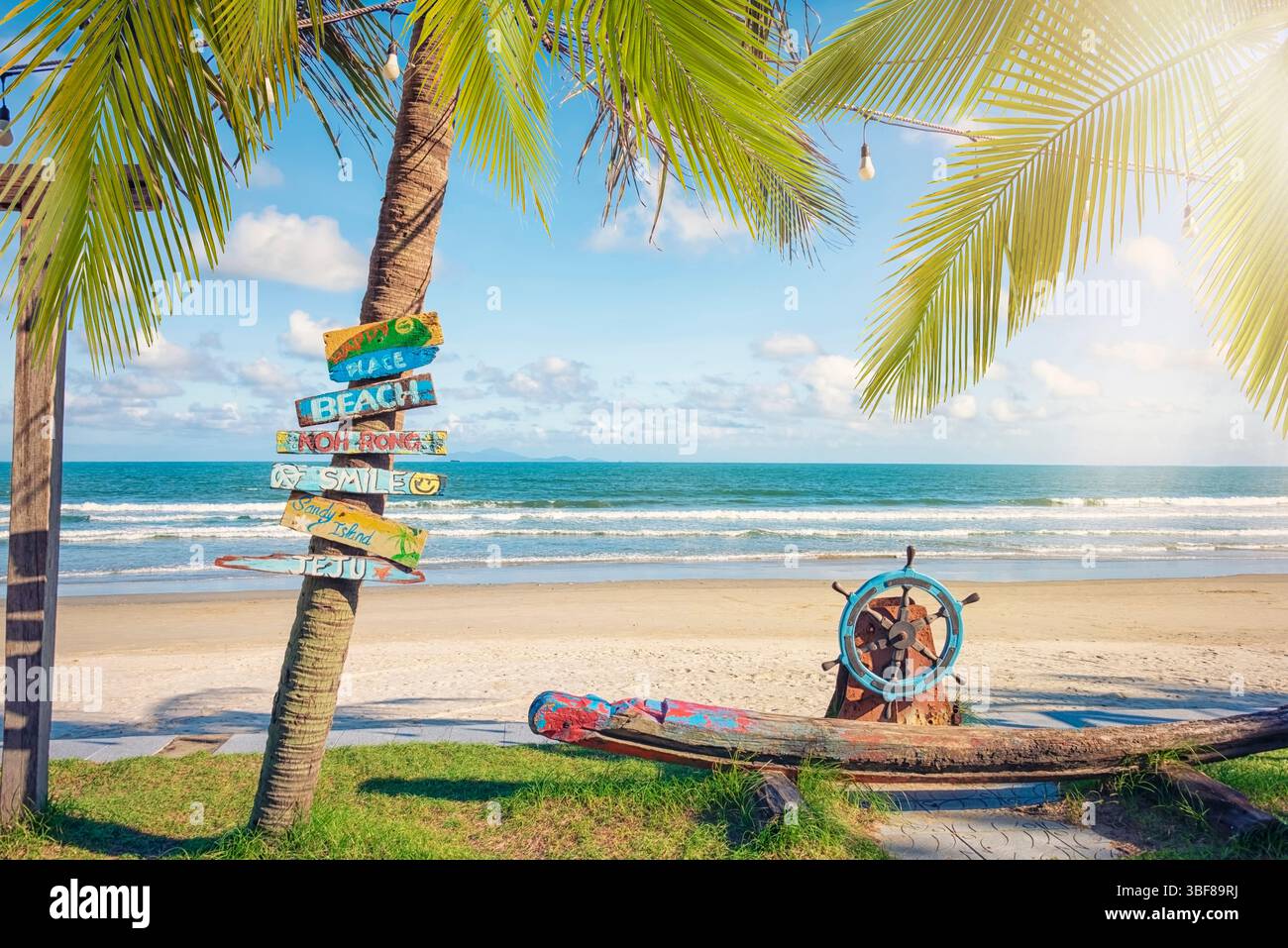 La mia spiaggia di Khe a da Nang, Vietnam Foto Stock