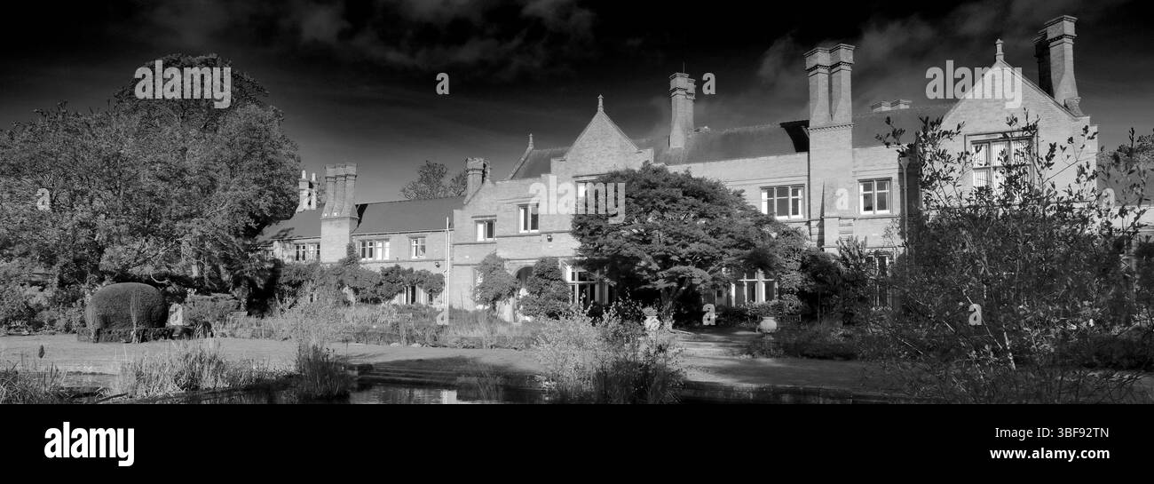 RSPB Lodge nella riserva naturale di Sandy Heath, Sandy Town, Bedfordshire, Inghilterra Foto Stock