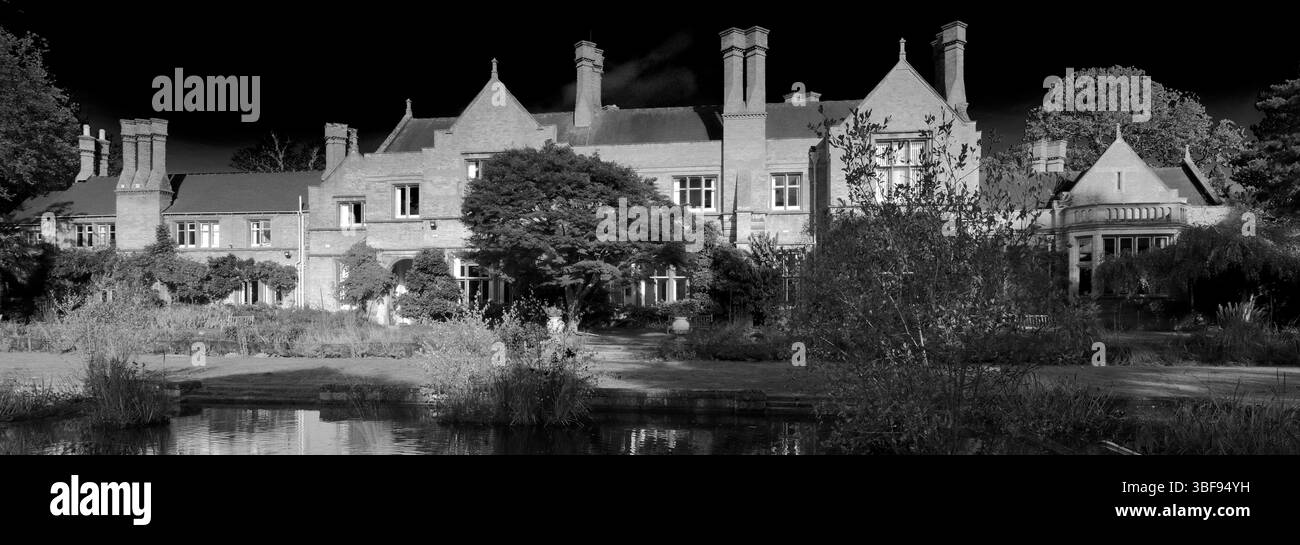 RSPB Lodge nella riserva naturale di Sandy Heath, Sandy Town, Bedfordshire, Inghilterra Foto Stock