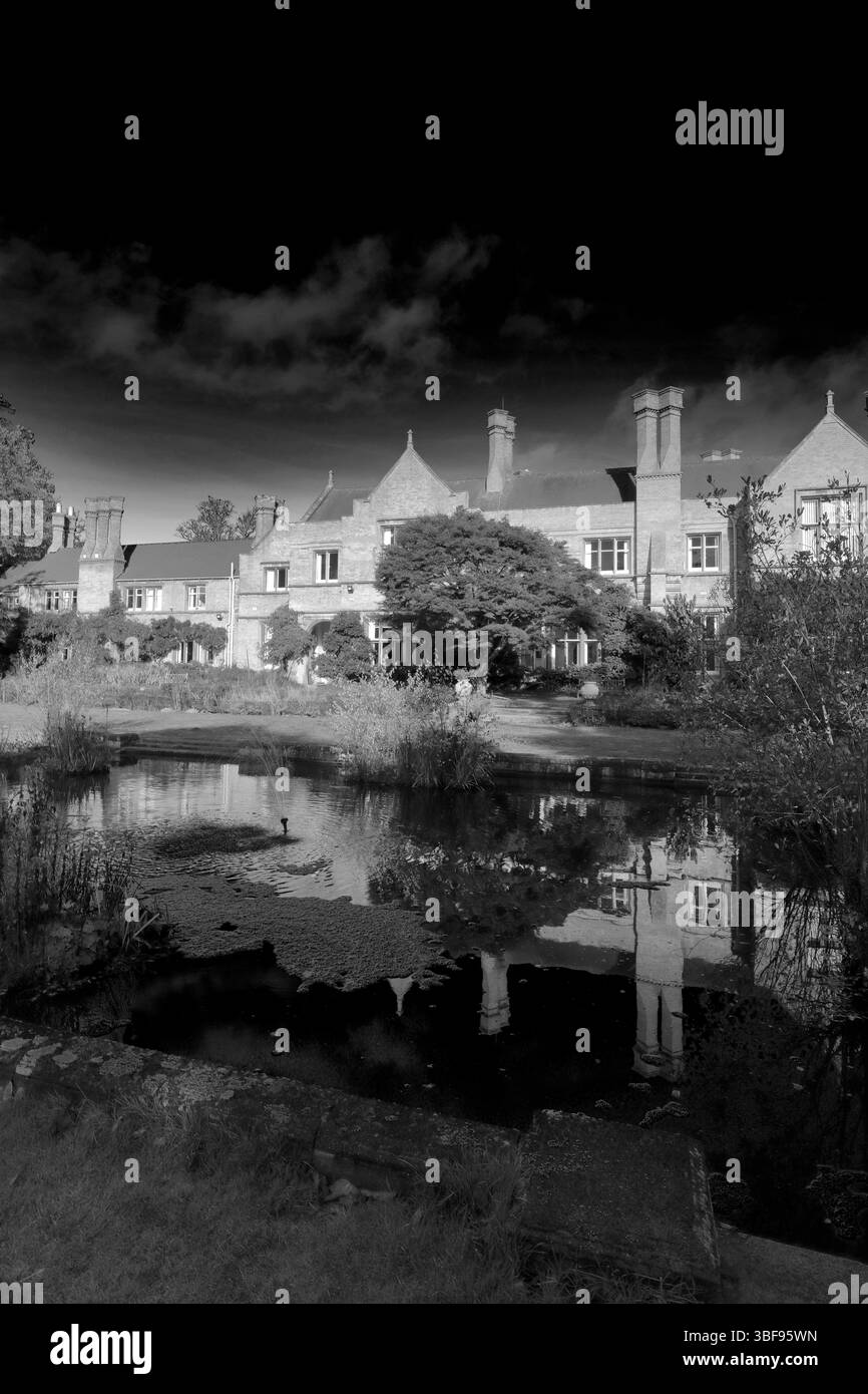 RSPB Lodge nella riserva naturale di Sandy Heath, Sandy Town, Bedfordshire, Inghilterra Foto Stock