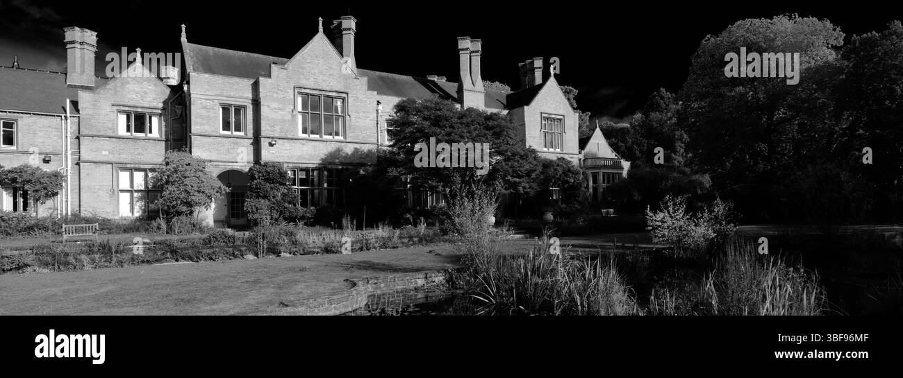 RSPB Lodge nella riserva naturale di Sandy Heath, Sandy Town, Bedfordshire, Inghilterra Foto Stock