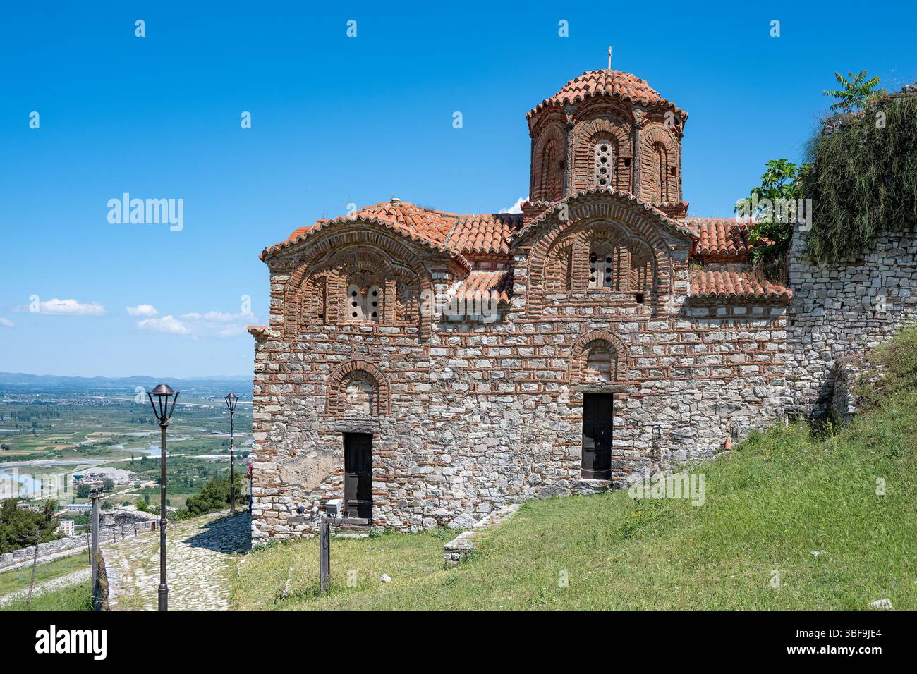 Chiesa della Santissima Trinità, complesso del Castello, Berat, Albania Foto Stock