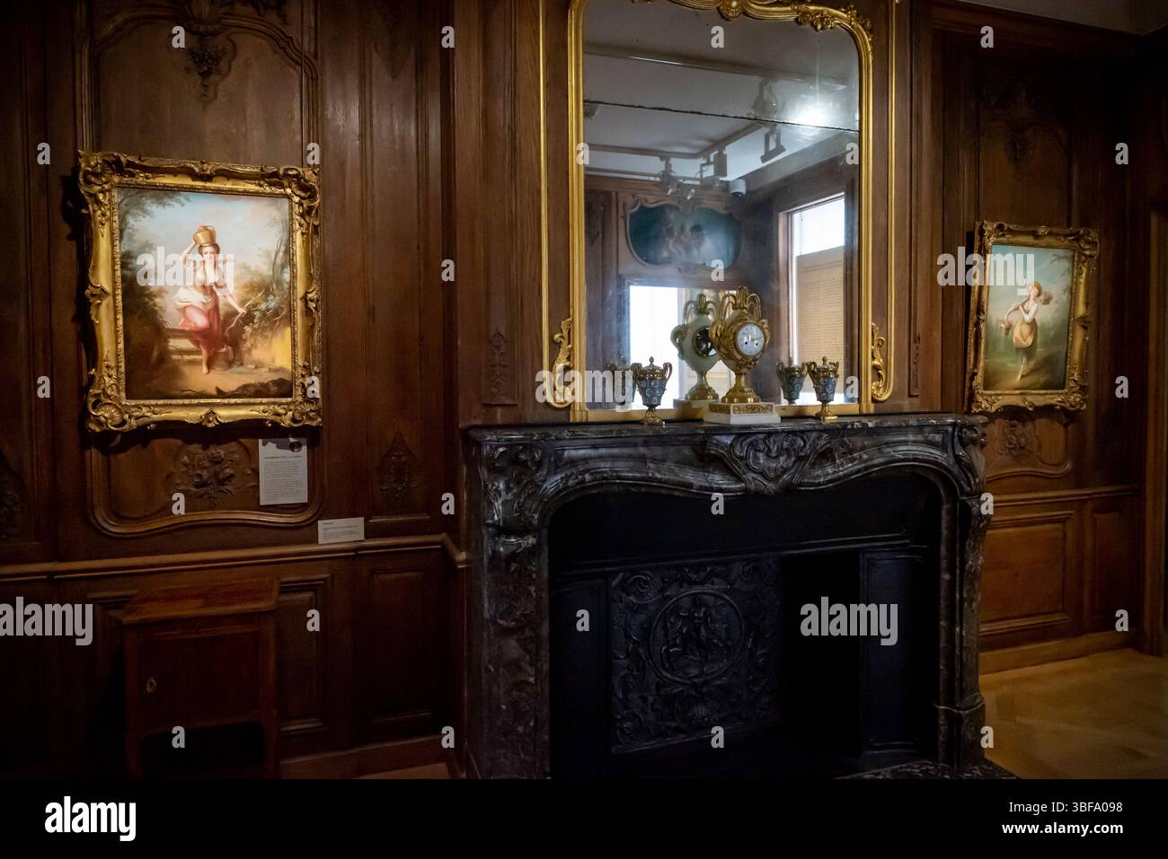 Museo Cognacq-Jay, collezione d'arte e mobili del XVIII secolo raccolta dai fondatori dei grandi magazzini la Samaritaine, Parigi, Francia Foto Stock