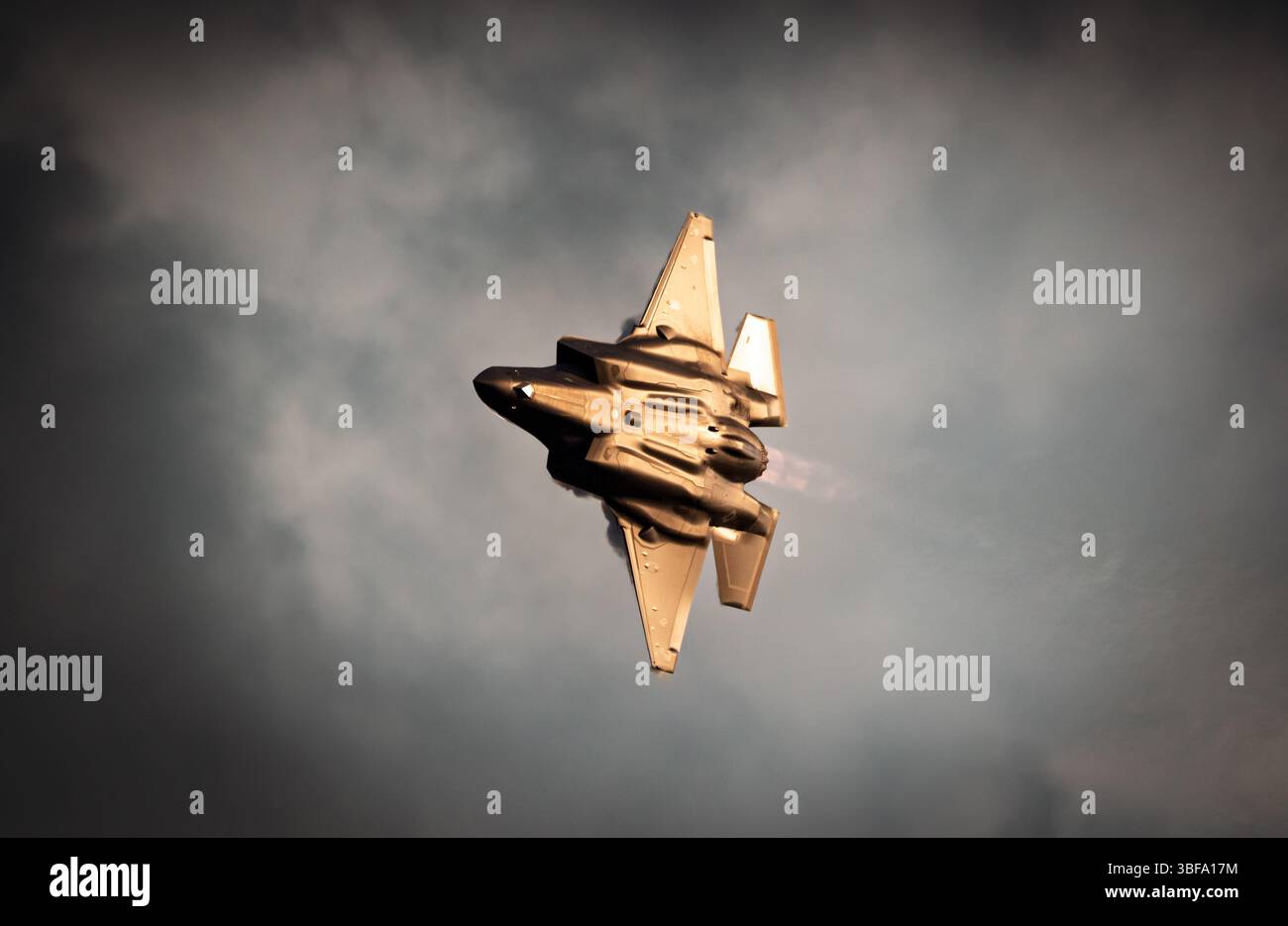 US Air Force 495th Fighter Squadron Lockheed Martin F-35 Lightning II aereo da combattimento dalla base aerea Lakenheath. Sanicole, Belgio - Settembre 10 Foto Stock