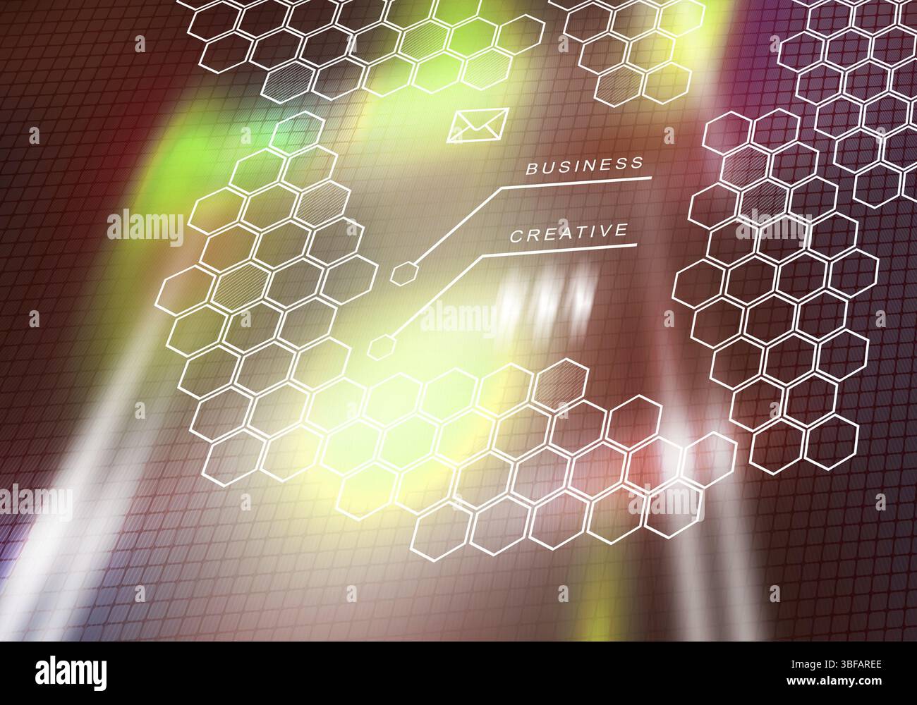 Sfondo digitale immagine presentando moderni concetti di business Foto Stock