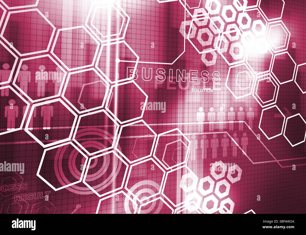 Sfondo digitale immagine presentando moderni concetti di business Foto Stock