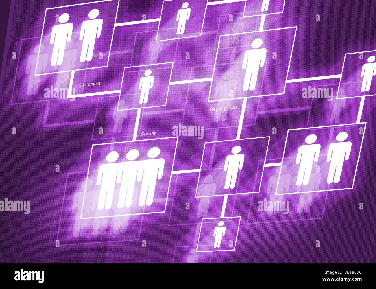 Sfondo digitale immagine presentando moderni concetti di business Foto Stock