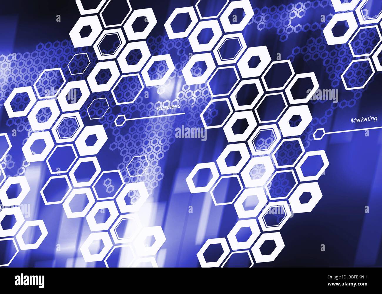 Sfondo digitale immagine presentando moderni concetti di business Foto Stock