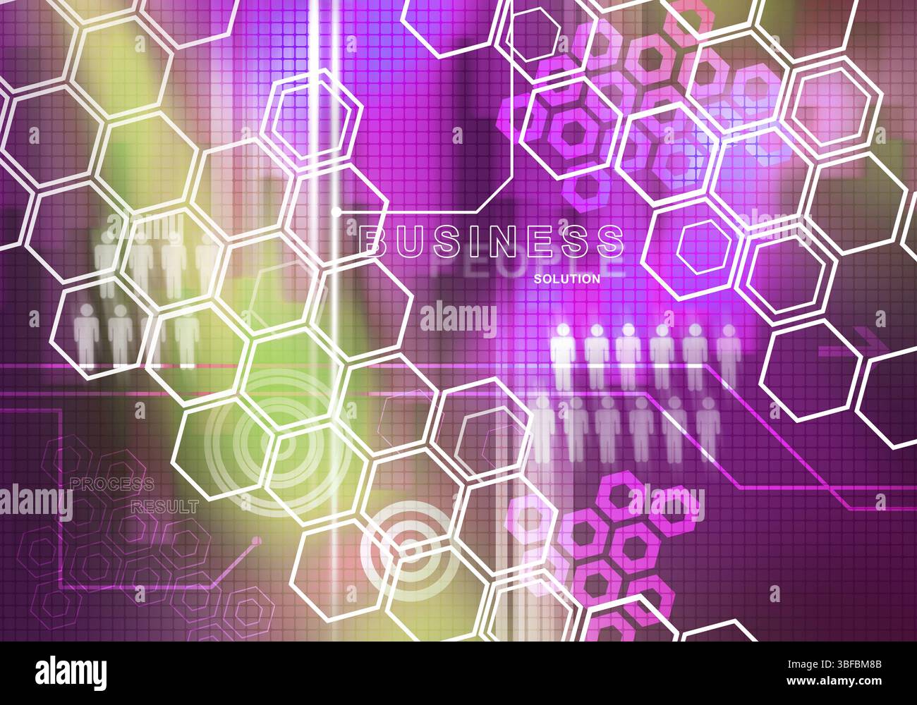 Sfondo digitale immagine presentando moderni concetti di business Foto Stock
