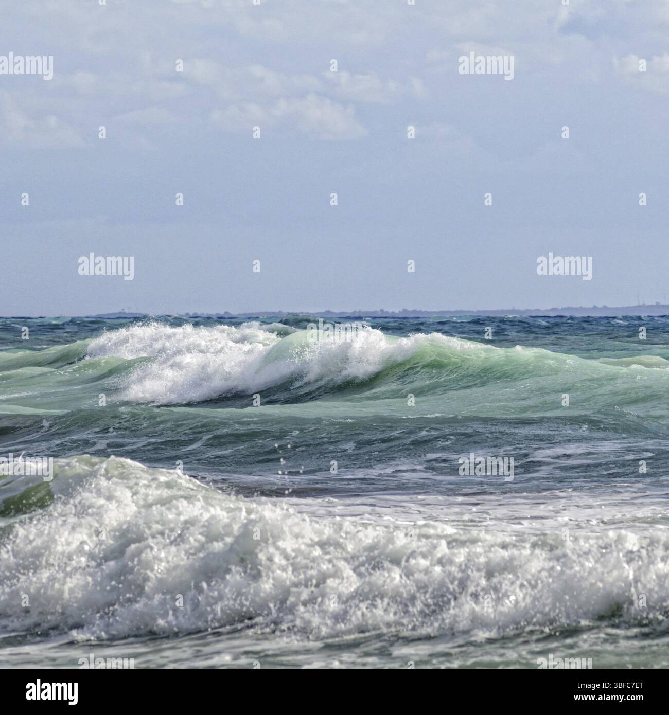 Forza naturale del mare Foto Stock