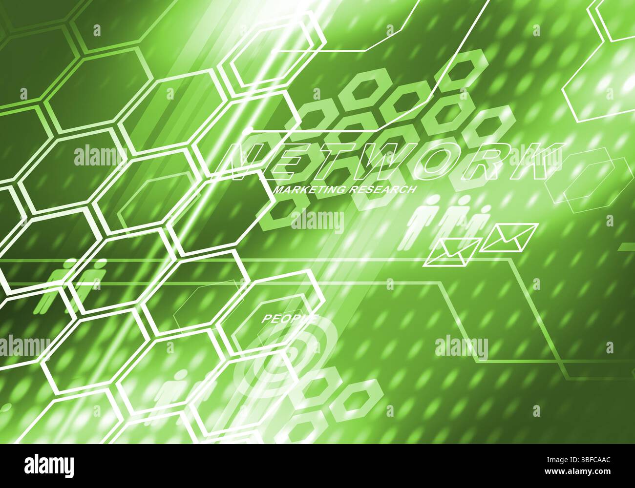 Sfondo digitale immagine presentando moderni concetti di business Foto Stock