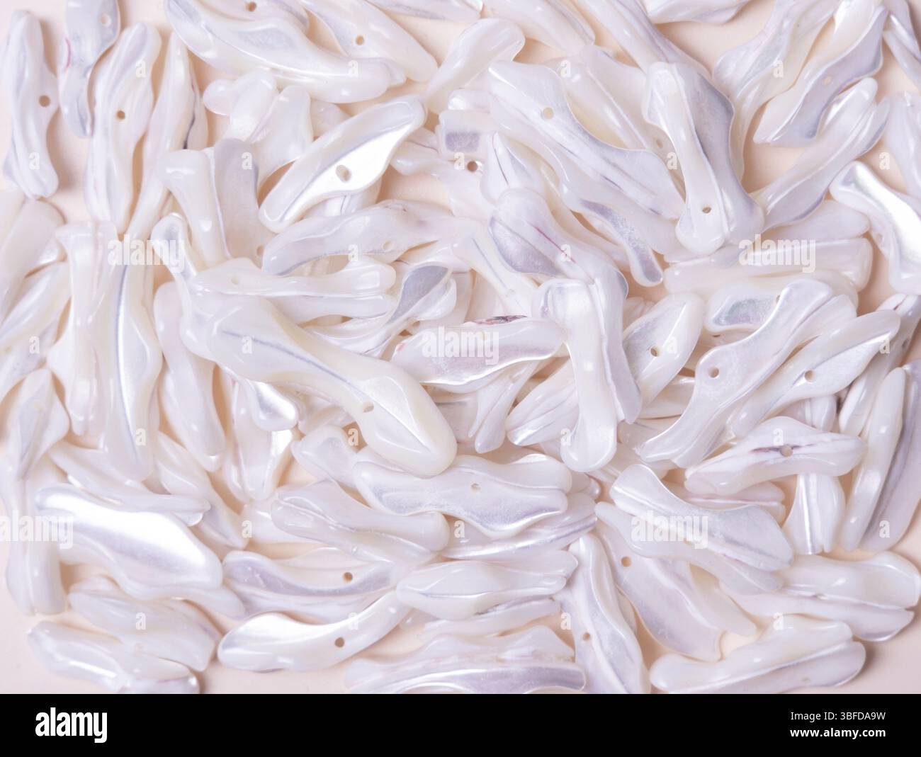 Madreperla dalle conchiglie di mare, sfondo testurizzato Foto Stock