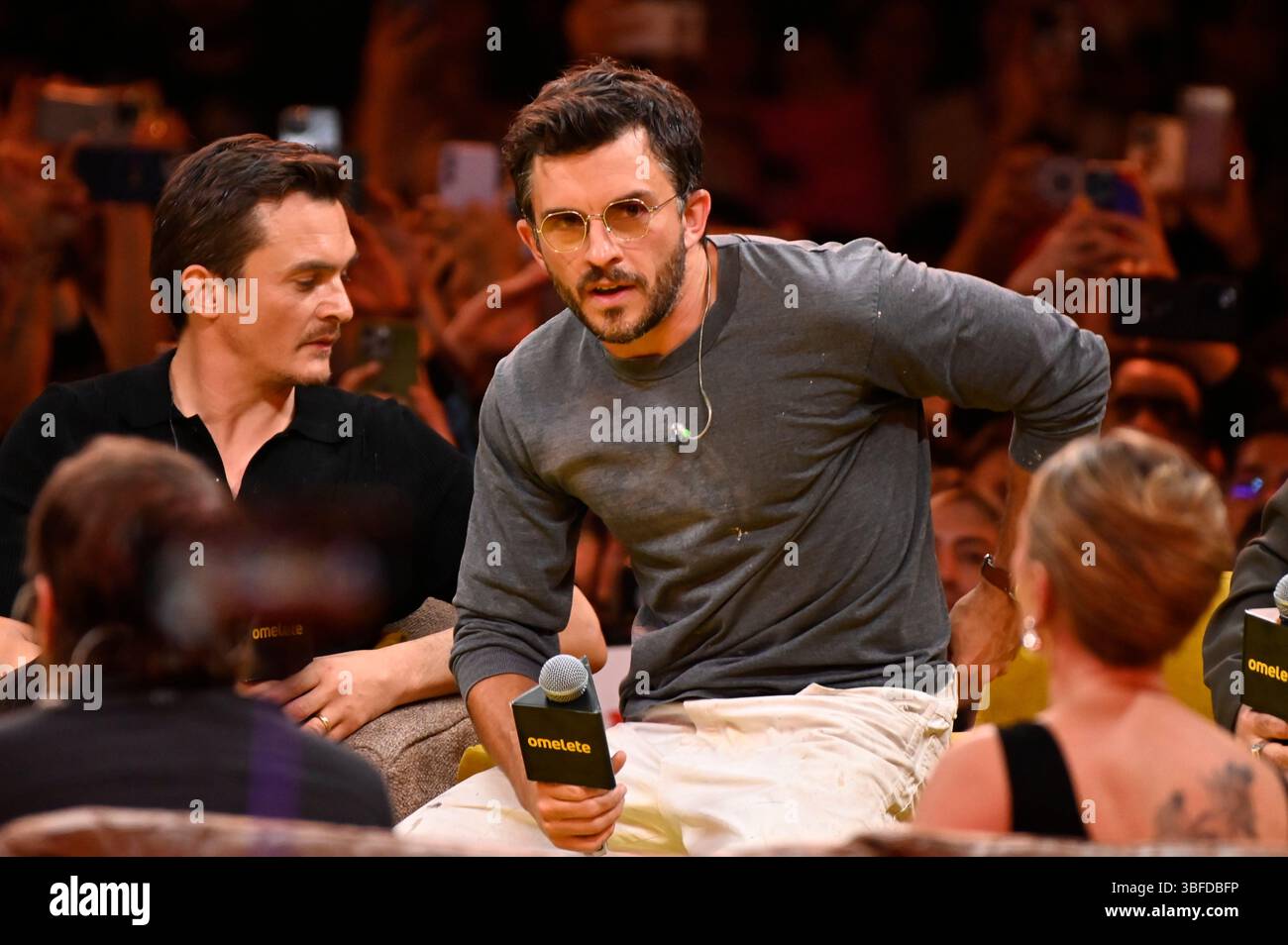 Città del Messico, Messico. 31 maggio 2025. Jonathan Bailey presenta il film Jurassic World Rebirth come parte della 2a edizione di Comic con Experience Mexico 2025 'CCXP' al Centro Banamex di città del Messico, Messico, il 31 maggio 2025. (Foto di Carlos Tischler/Eyepix Group) (foto di Eyepix/NurPhoto) credito: NurPhoto SRL/Alamy Live News Foto Stock