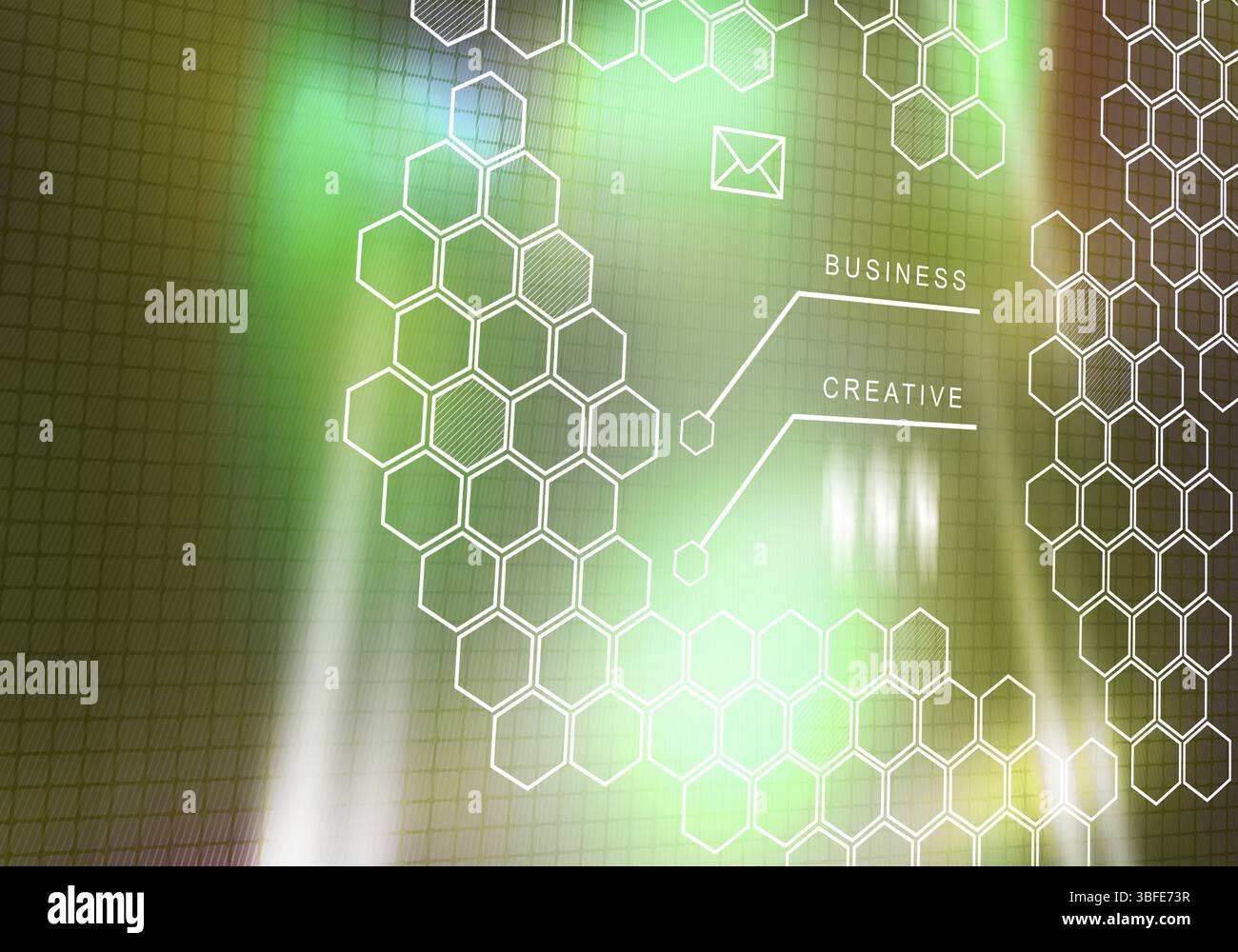 Sfondo digitale immagine presentando moderni concetti di business Foto Stock