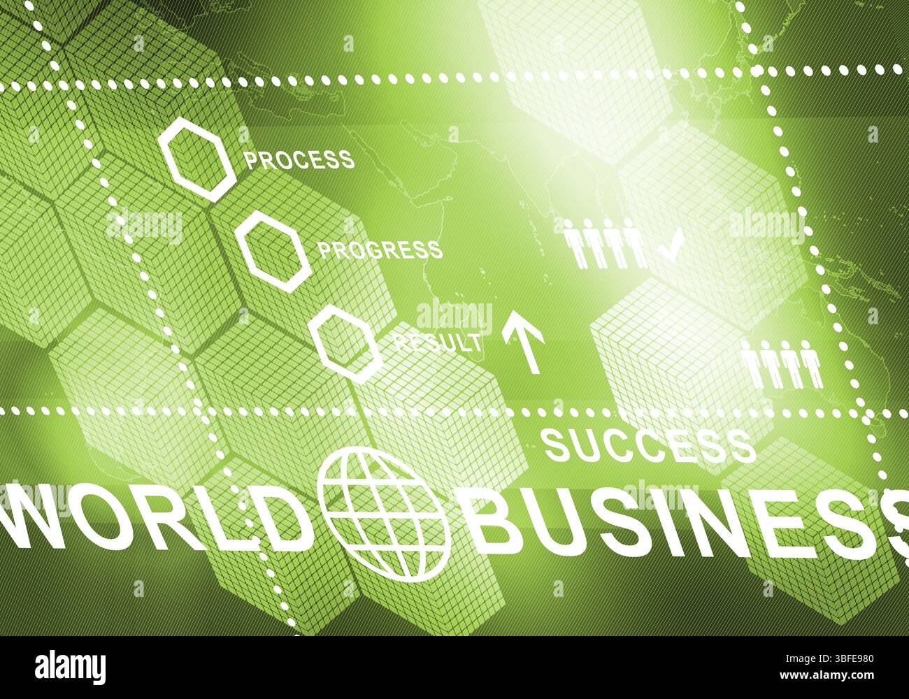 Sfondo digitale immagine presentando moderni concetti di business Foto Stock