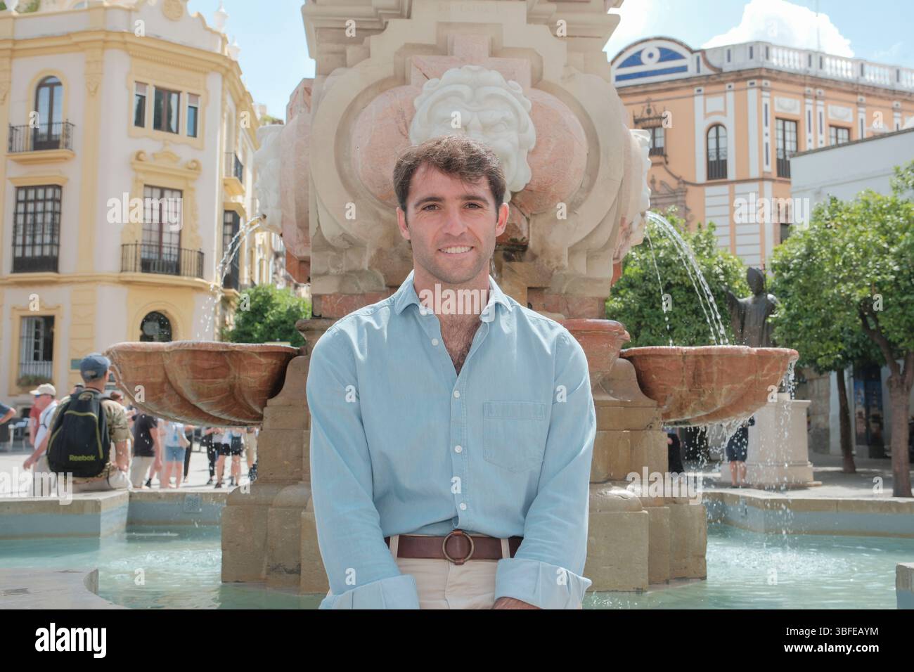 Siviglia, 25 marzo 2024. Intervista con il torero Rafa Serna. Foto: JM Serrano. Archsev. Crediti: Album / Archivo ABC / Juan Manuel Serrano Becerra Foto Stock