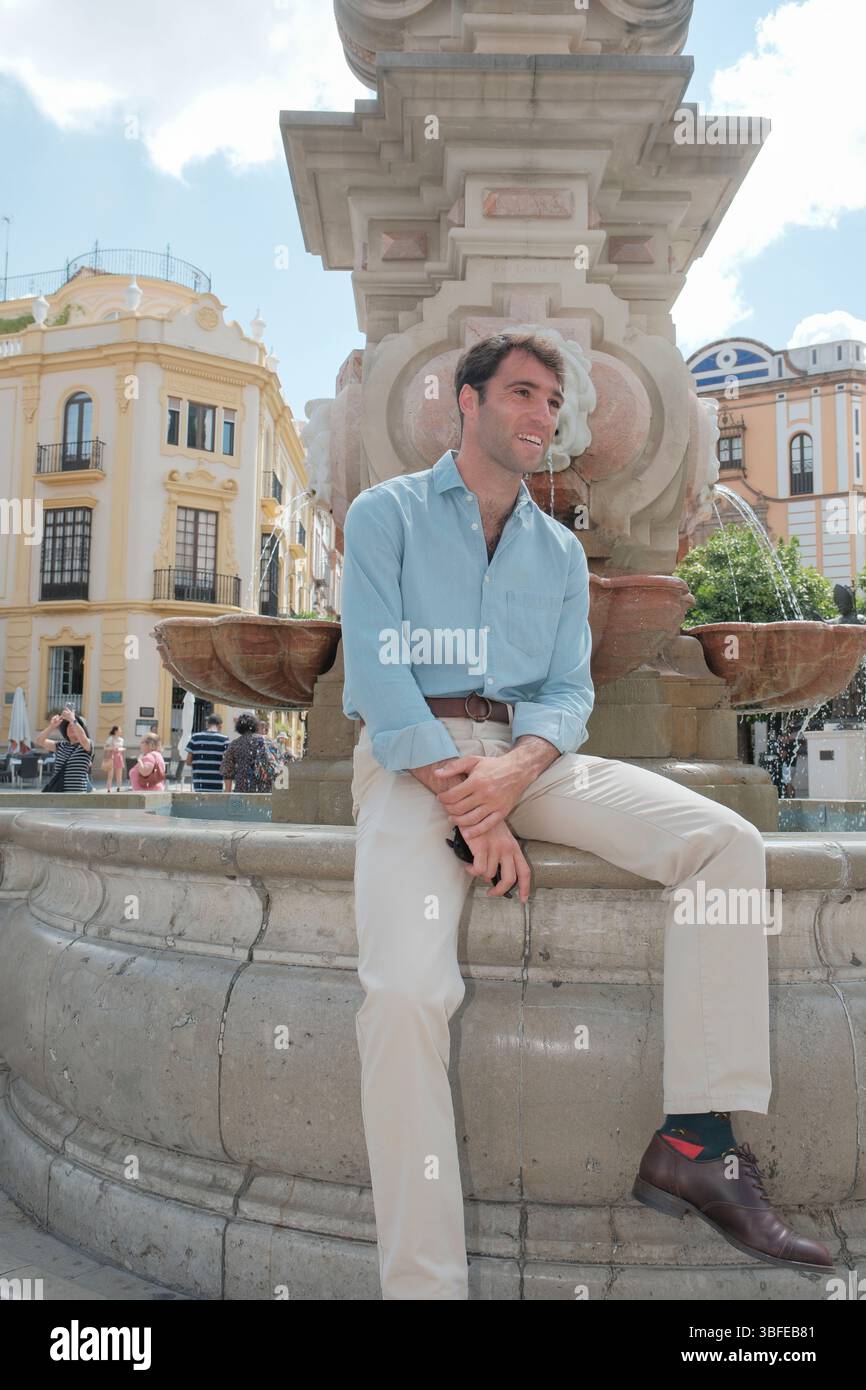 Siviglia, 25 marzo 2024. Intervista con il torero Rafa Serna. Foto: JM Serrano. Archsev. Crediti: Album / Archivo ABC / Juan Manuel Serrano Becerra Foto Stock