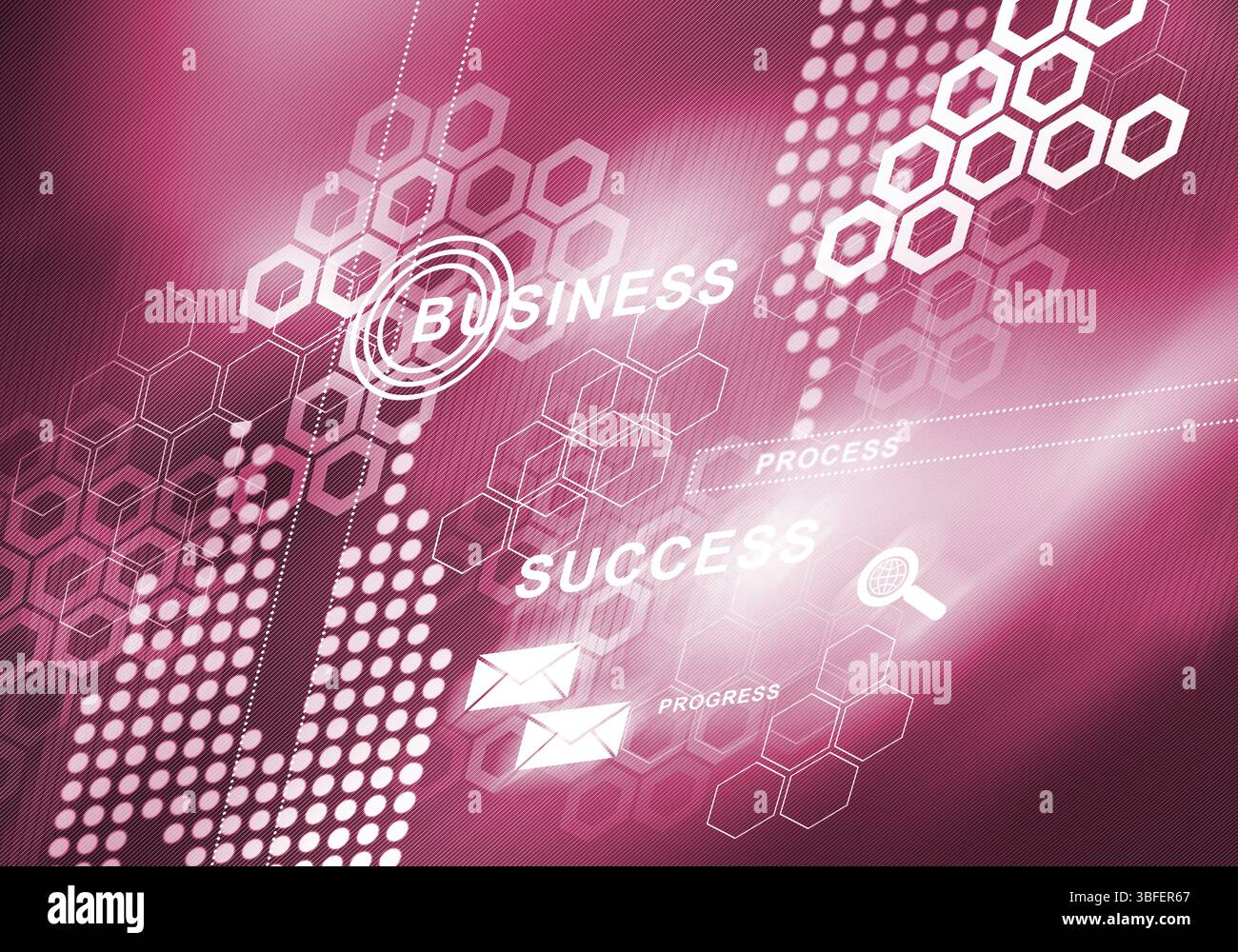 Sfondo digitale immagine presentando moderni concetti di business Foto Stock