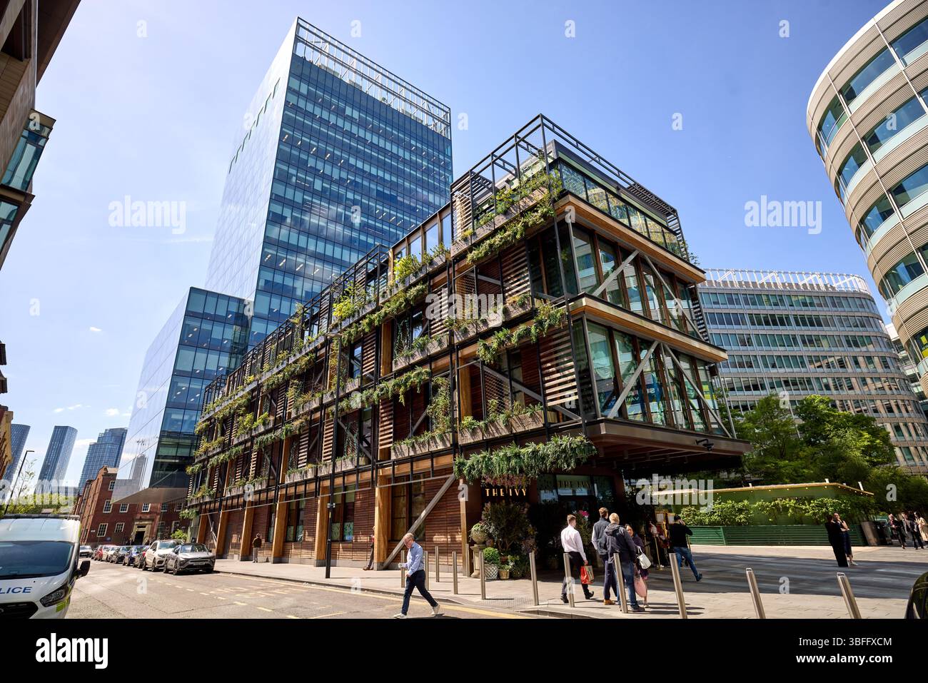Centro di Manchester, Ivy Spinningfields Brasserie Foto Stock