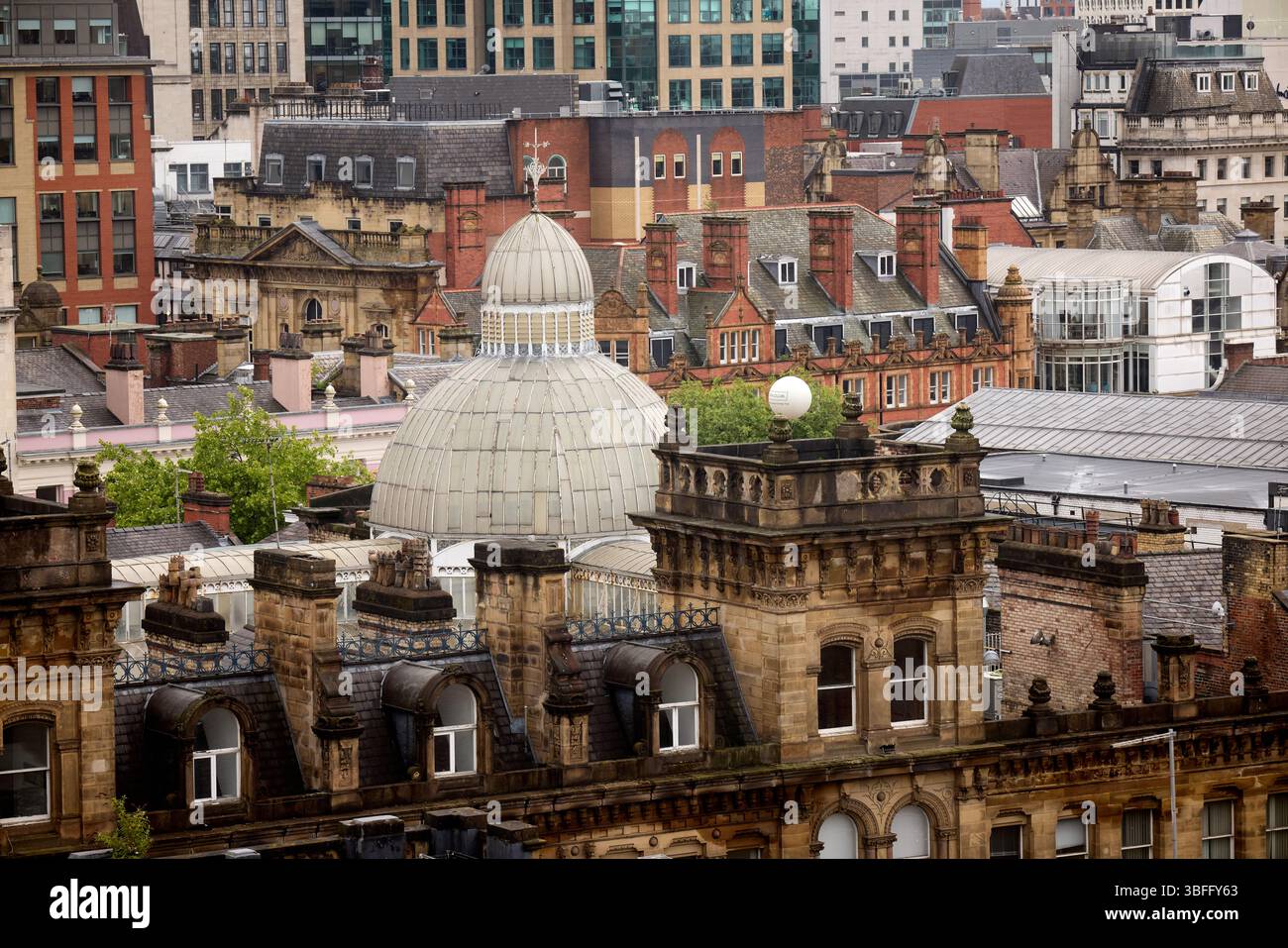 CENTRO DI MANCHESTER, Barton Arcade Dome Foto Stock