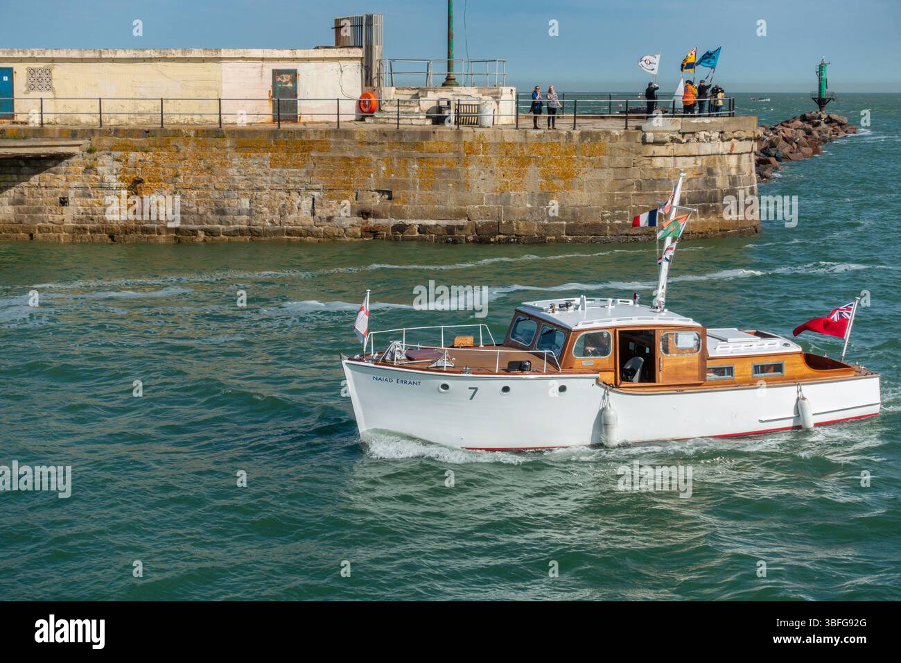 NAIAD ERRANT, Dunkerque 1940, piccole navi, ritorno a Ramsgate, da, Dunkerque, 85° anniversario.maggio 31,2025 Foto Stock