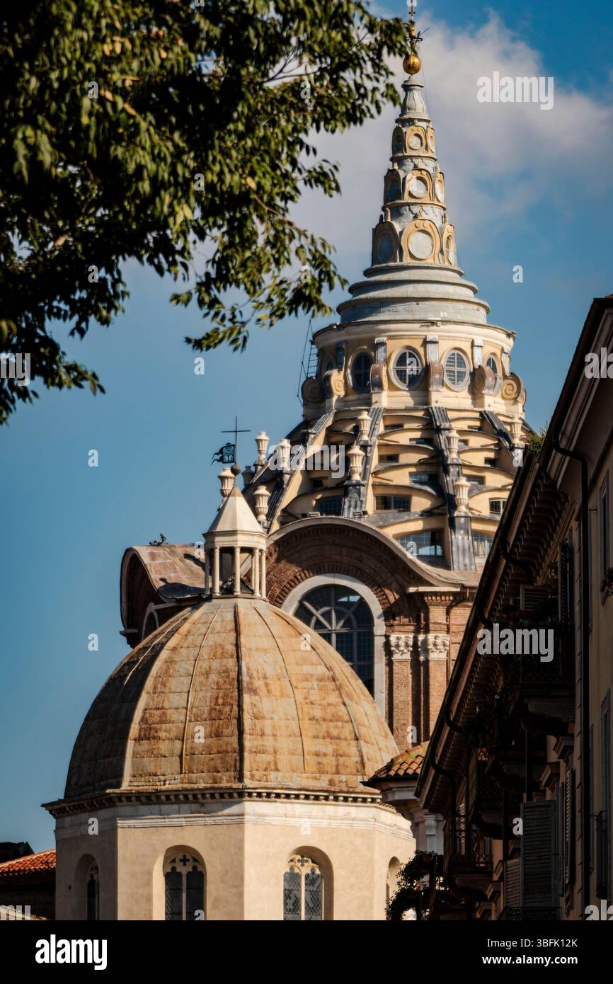 La Cappella Guarini di Torino, Italia. Una volta conteneva la Sacra Sindone. Foto Stock