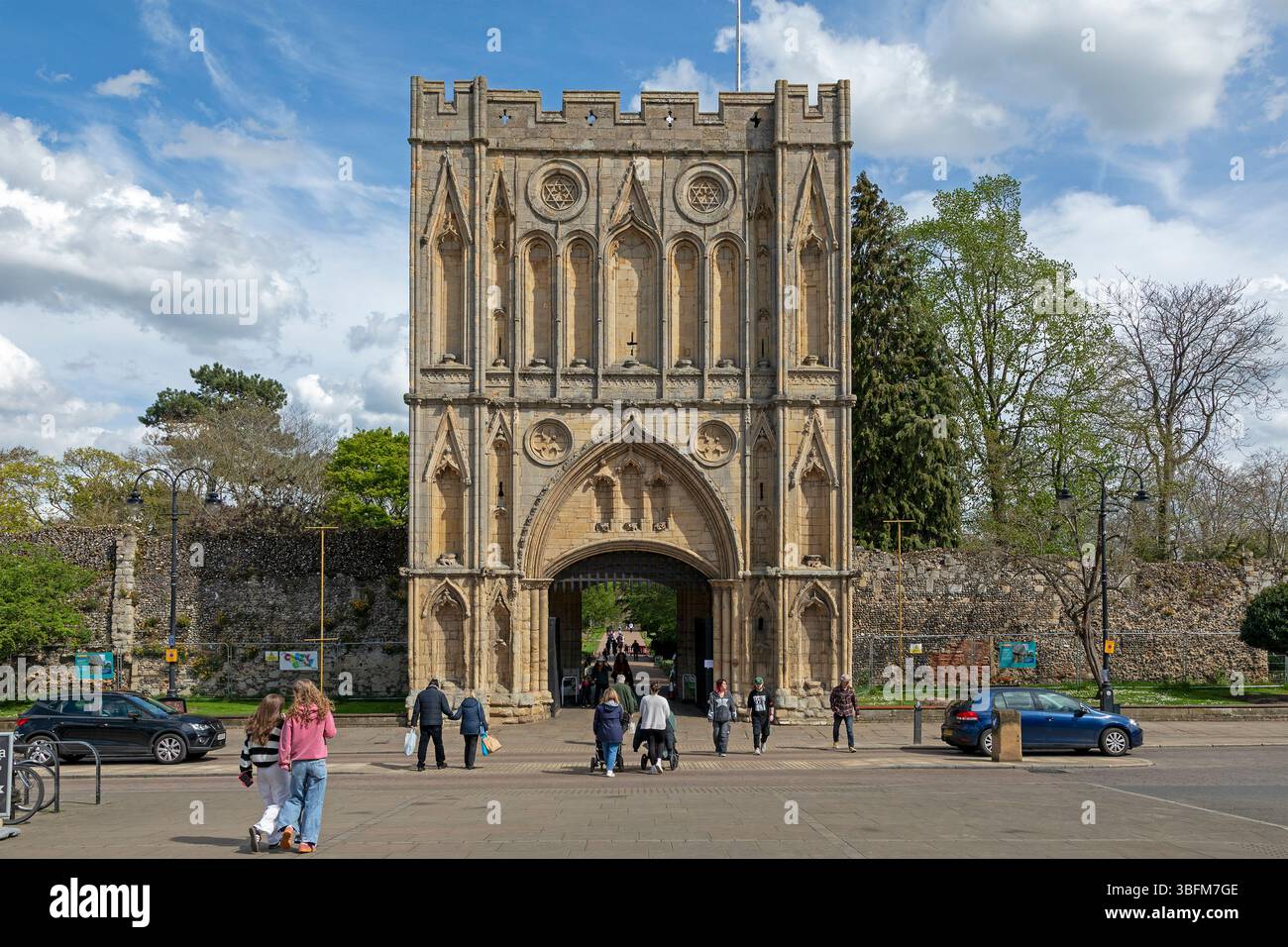 Abbey Gate, Bury St Edmunds, West Suffolk, Inghilterra, Gran Bretagna Foto Stock