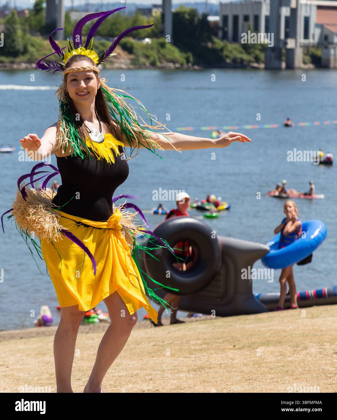 L'Amorae Gonna Coprente Da Donna In Costume Da Bagno Con Stampa - Foto 10