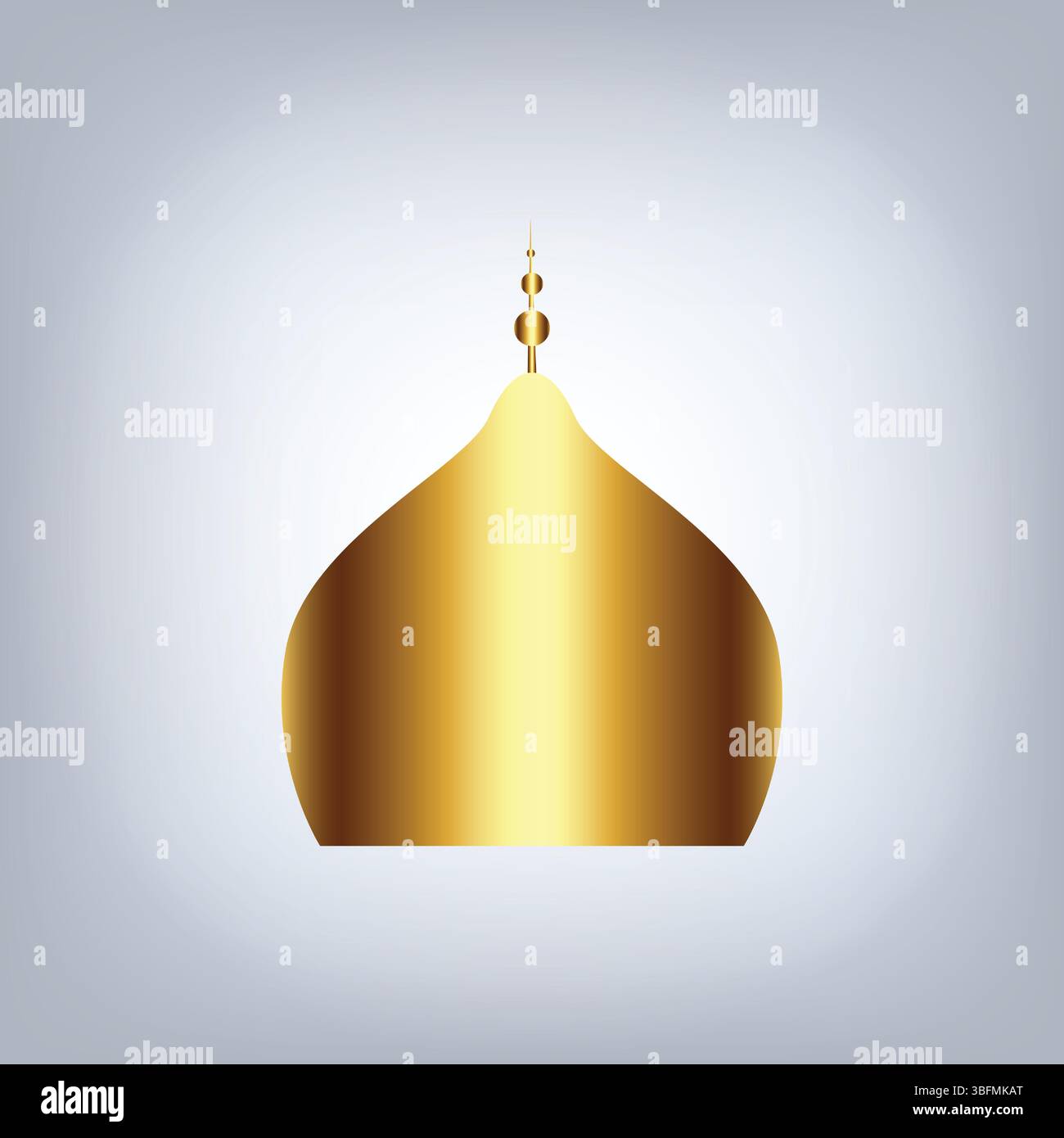 La cupola dorata dell'arte rupestre con uno sfondo astratto Illustrazione Vettoriale