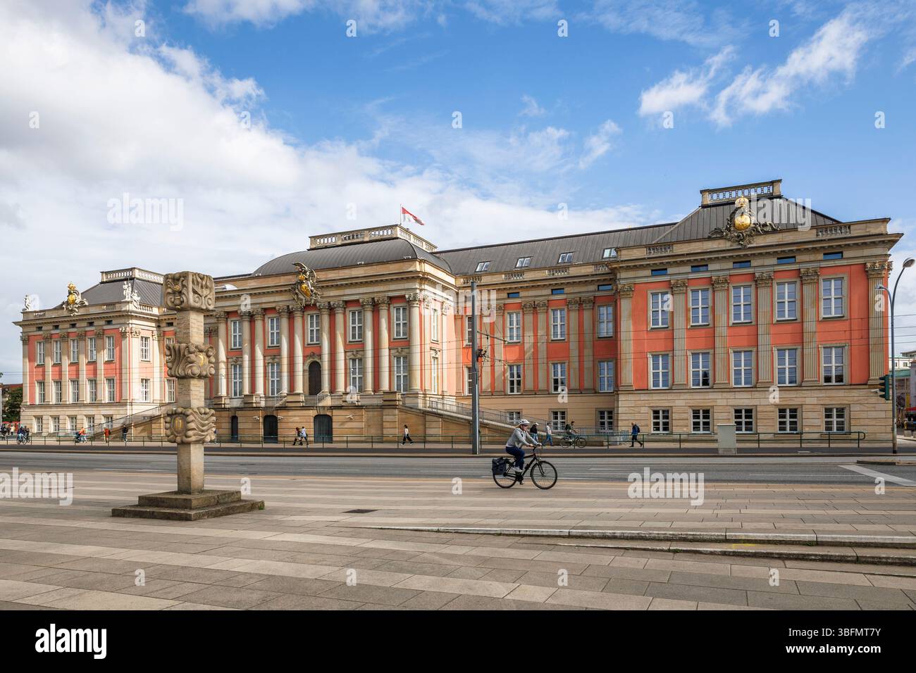 Il Palazzo della città, sede del parlamento dello stato federale di Brandeburgo, Potsdam, Brandeburgo, Germania. das Stadtschloss, Sitz des Landesparlament Foto Stock