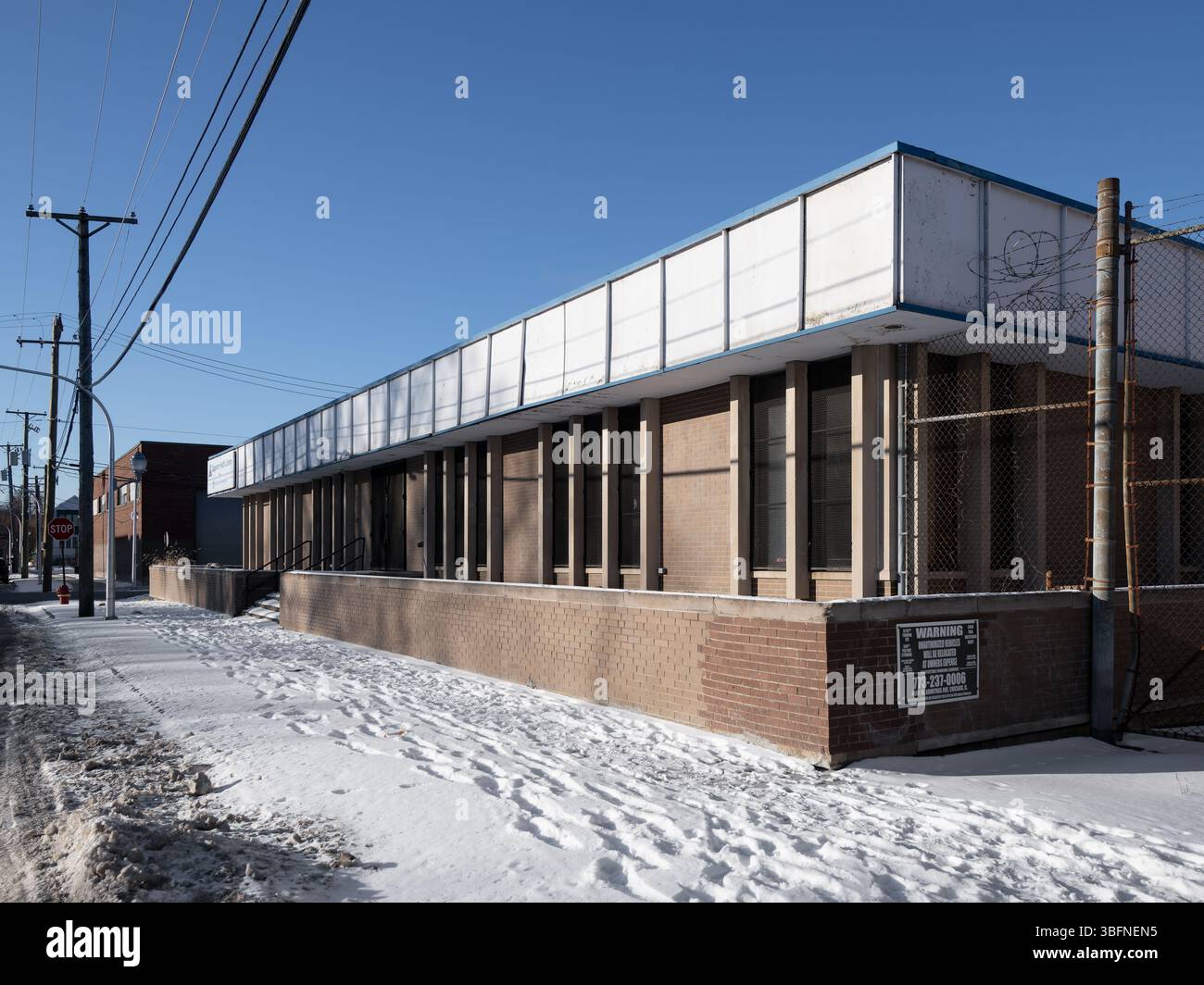 Chaddick Truck Terminal, posizione: Chicago, Illinois Foto Stock