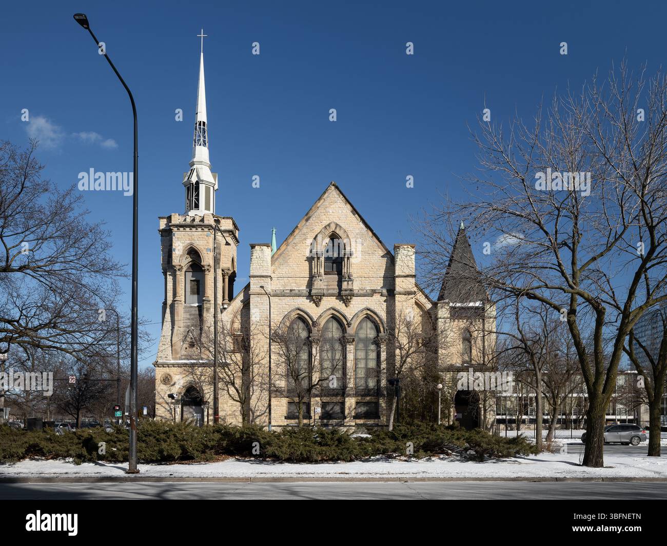 Olivet Baptist Church, posizione: Chicago, Illinois, architetto: Wilcox & Miller Foto Stock