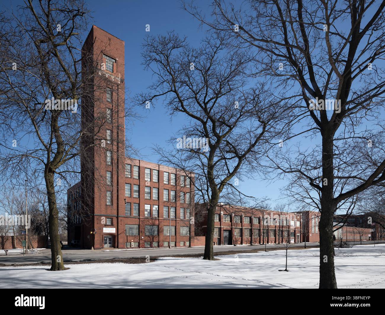 WESTERN Boulevard Industrial District, posizione: Chicago, Illinois Foto Stock