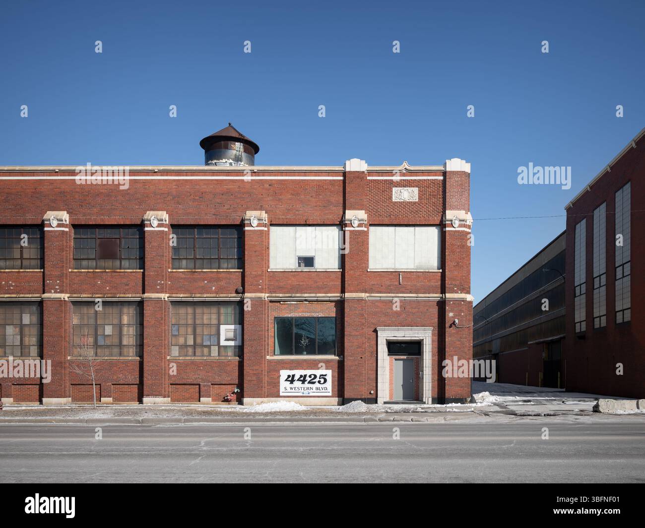WESTERN Boulevard Industrial District, posizione: Chicago, Illinois Foto Stock
