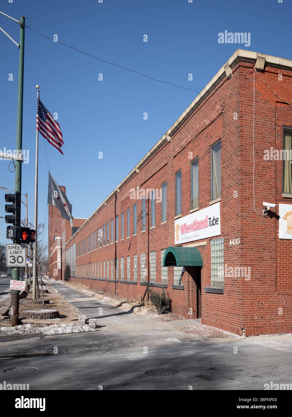 WESTERN Boulevard Industrial District, posizione: Chicago, Illinois Foto Stock