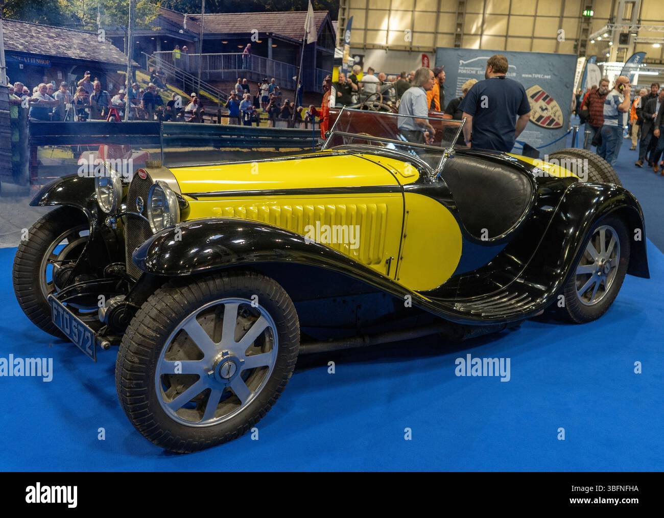 Un telaio Bugatti Type 55 del 1932 55214 al 1923 Classic Motor Show, NEC, Birmingham Foto Stock
