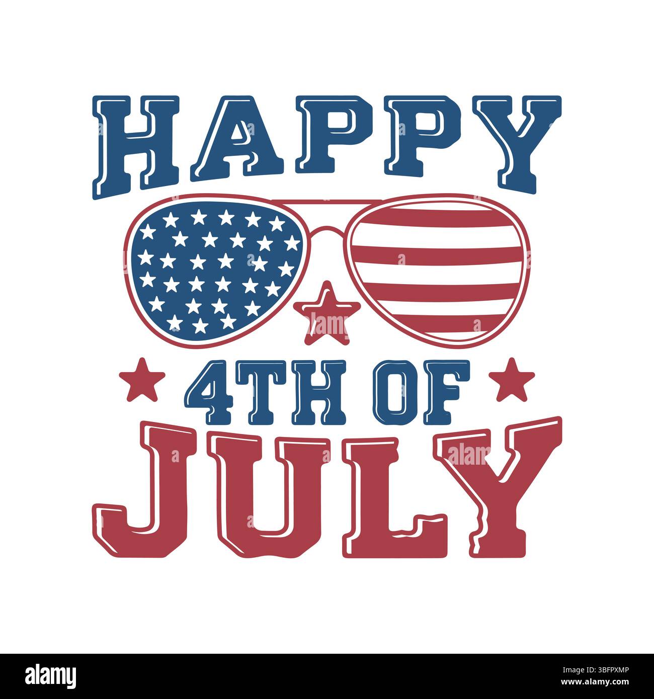 Buon 4 luglio svg, buon 4 luglio t-shirt design, buon 4 luglio vettore, giorno dell'indipendenza SVG. Illustrazione Vettoriale