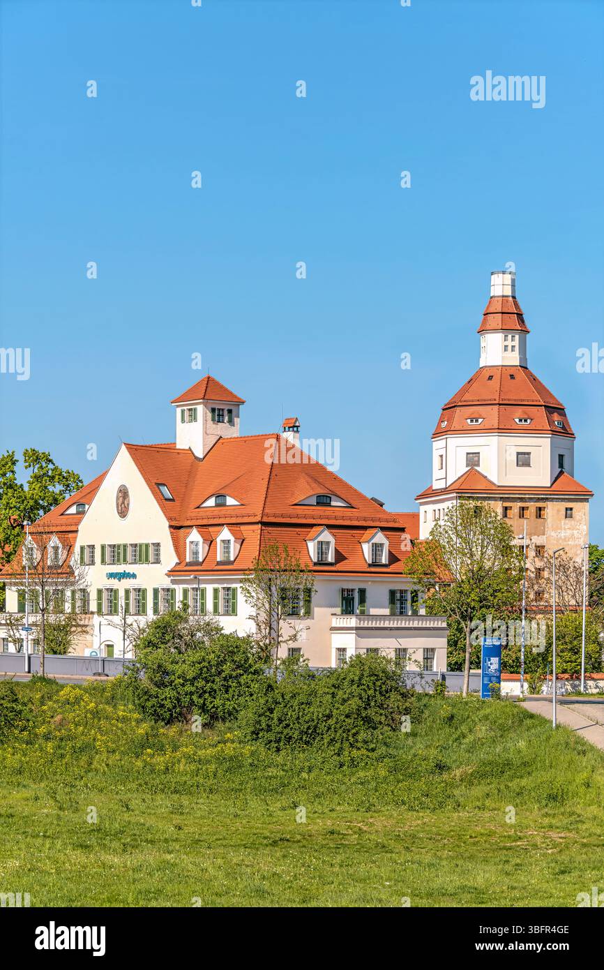 Messe Dresden in den Gebäuden des ehemaligen Schlachthofes, Sachsen, Deutschland Foto Stock