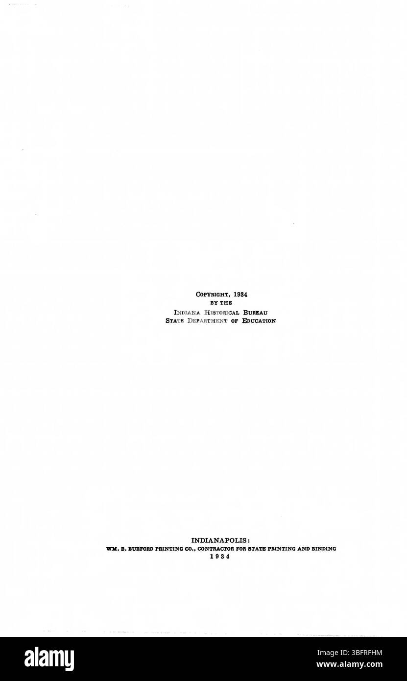 Questo record documenta le leggi del territorio dell'Indiana tra il 1809 e il 1816, compresi gli statuti sulla governance, il diritto civile e penale, i regolamenti amministrativi e l'ordine pubblico. Foto Stock