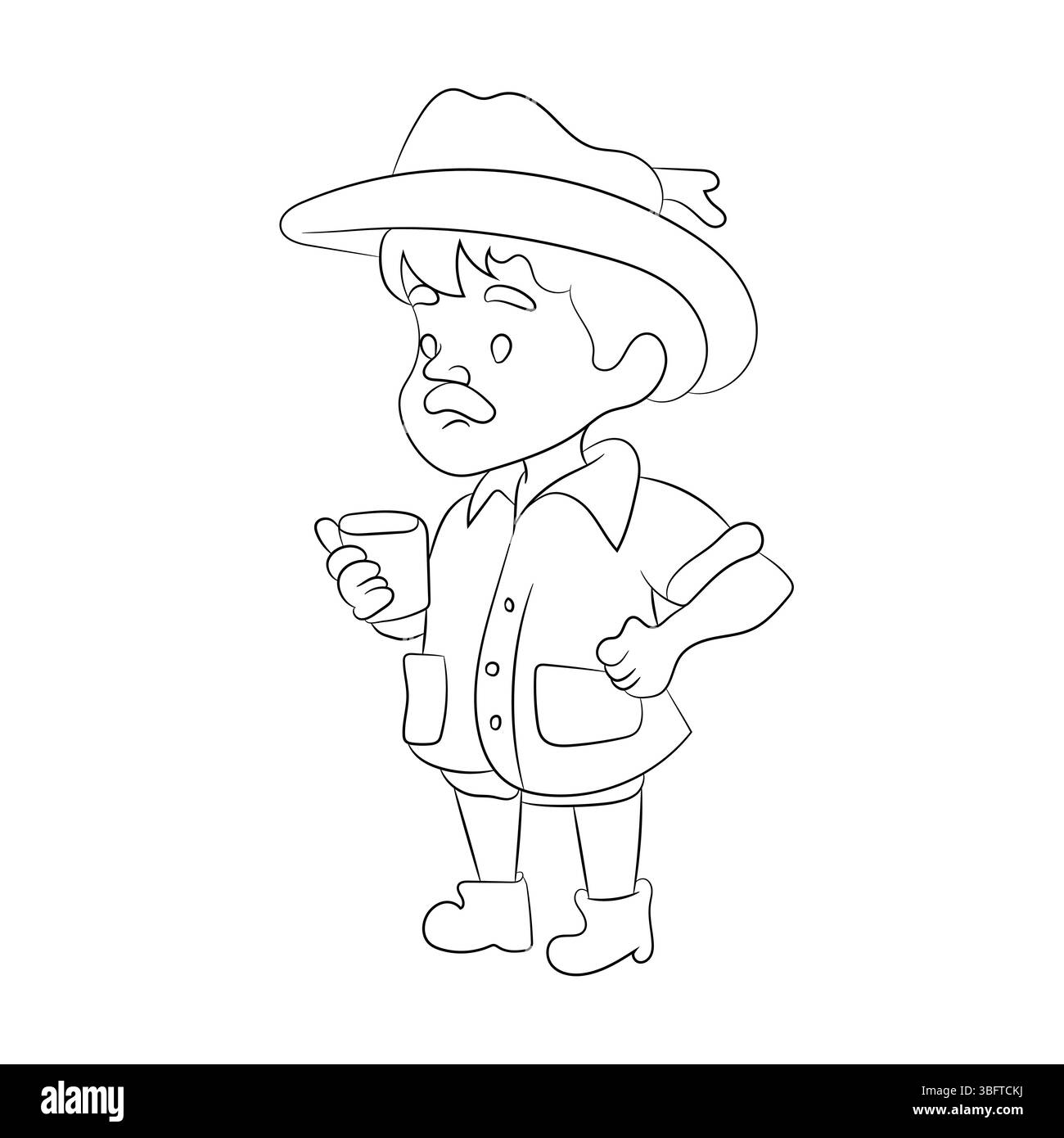 illustrazione bambino Illustrazione Vettoriale