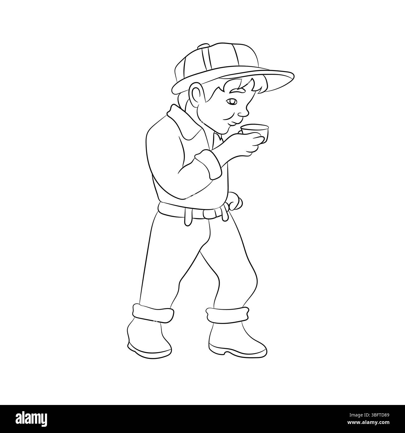 illustrazione bambino Illustrazione Vettoriale