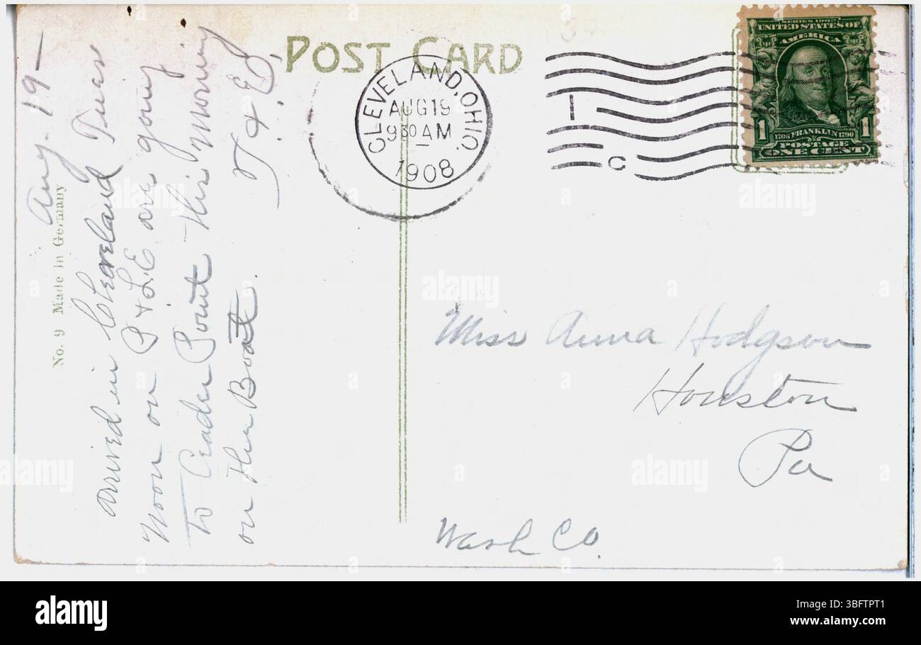 Forest Hill era la residenza estiva del magnate del petrolio John D. Rockefeller e della sua famiglia a Cleveland, Ohio. La tenuta fu un rifugio per la famiglia Rockefeller all'inizio del XX secolo, riflettendo la loro ricchezza e influenza. Foto Stock