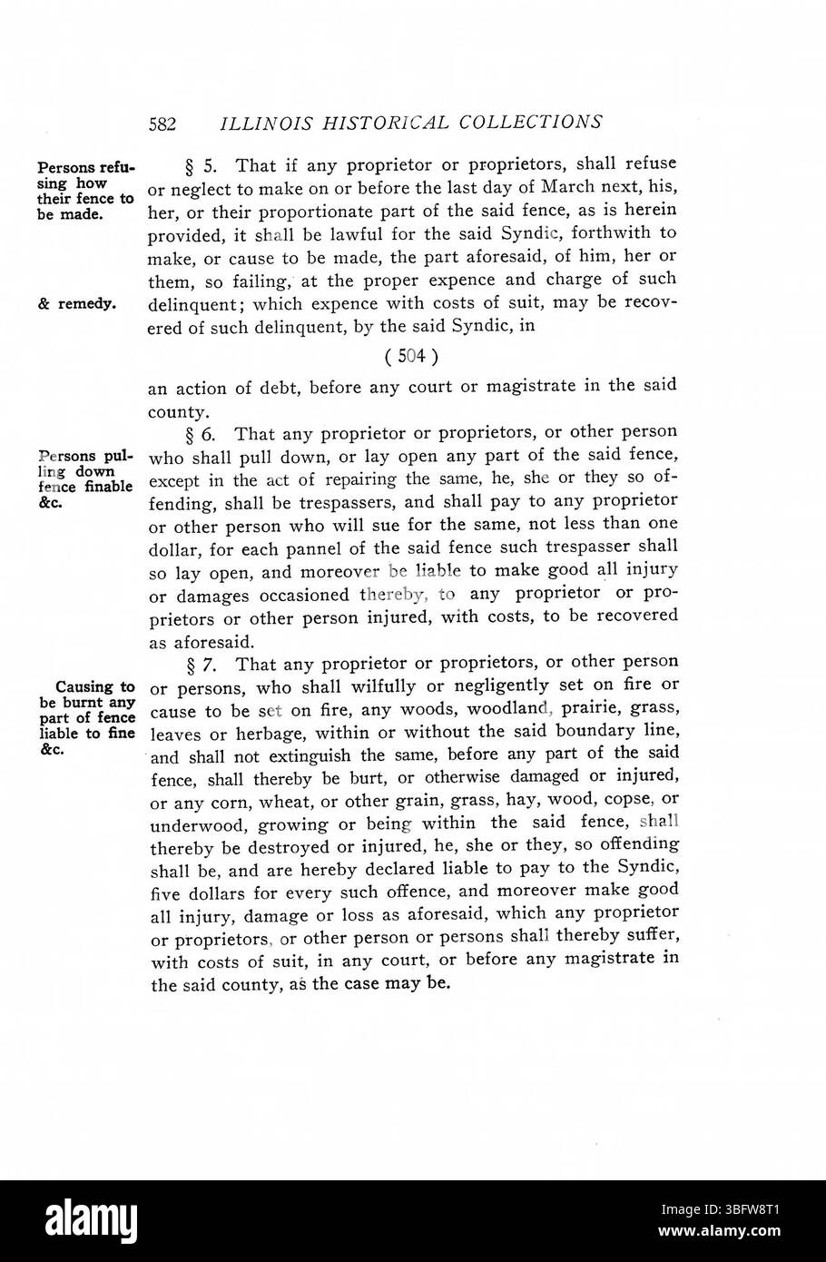 La pagina 879 delle leggi del territorio dell'Indiana del 1801-1809 registra ulteriori leggi e decisioni che contribuiscono allo sviluppo dei sistemi politici e giuridici dell'Indiana, compresi i riferimenti bibliografici e un indice. Foto Stock
