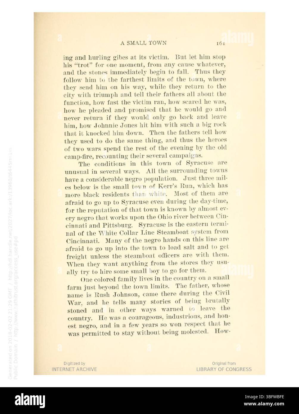 Questa sezione discute l'impatto delle questioni razziali nazionali sulla comunità afroamericana dell'Ohio, inclusa l'influenza della migrazione meridionale e l'aumento delle tensioni razziali. Foto Stock