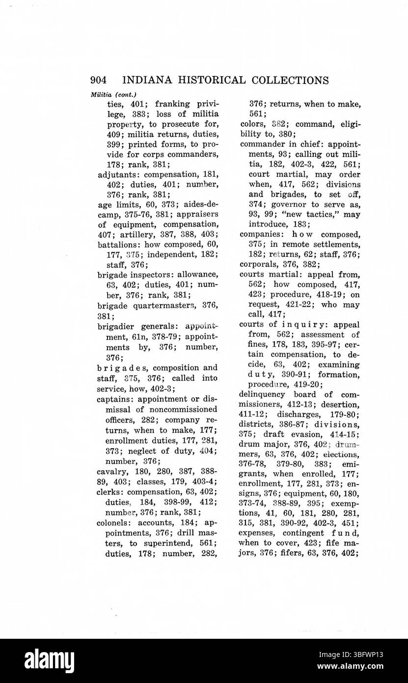 Pagina 918 delle leggi del territorio dell'Indiana del 1809-1816 (1934), con ulteriori registrazioni di procedimenti giudiziari e governance territoriale. Foto Stock