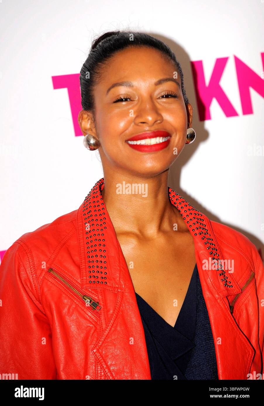 Shanika Warren-Markland alla proiezione di gala di "The Knot" tenutasi presso il Mayfair Hotel di Londra - 24 settembre 2012 Foto Stock
