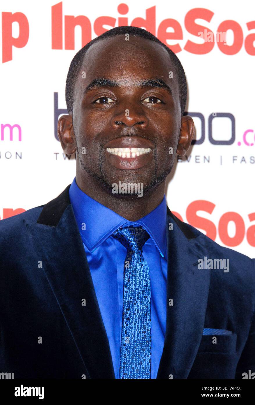 Jimmy Akingbola agli Inside Soap Awards 2012 sponsorizzato da boohoo.com al One Marylebone di Londra - 24 settembre 2012 Foto Stock