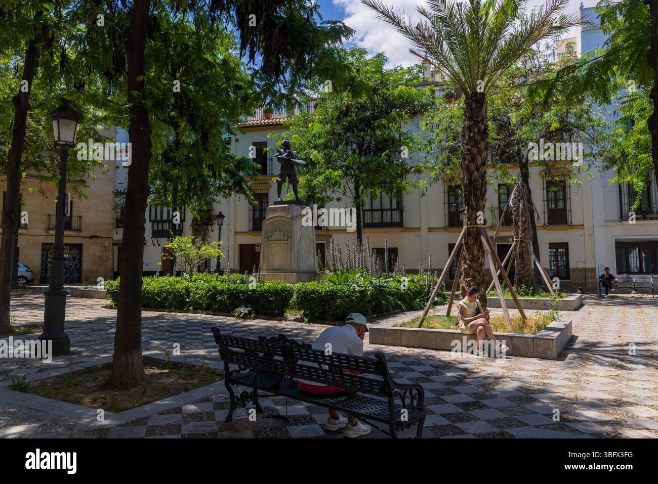 Plazo de Pilatos, Santa Catalina, Siviglia, Andalusia, Spagna, 2025. Foto Stock