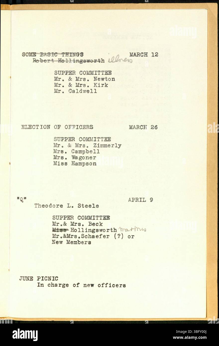 Questa sezione del *Portfolio 1963-1964* mette in evidenza vari contributi degli studenti sotto forma di opere scritte e arte, mostrando i diversi talenti dei membri del Portfolio Club durante l'anno accademico. Foto Stock